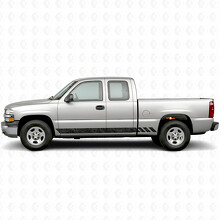Bandes Vinyle Topographiques pour Portières & Bas de Caisse Chevrolet Silverado 1500 GMT800 1999-2007_2