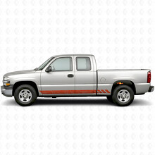 Bandes Vinyle Topographiques pour Portières & Bas de Caisse Chevrolet Silverado 1500 GMT800 1999-2007_4