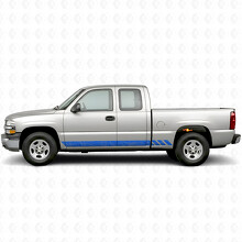 Bandes Vinyle Topographiques pour Portières & Bas de Caisse Chevrolet Silverado 1500 GMT800 1999-2007_5