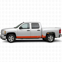 Bandes en vinyle pour porte et panneau bas Alpine Ridge pour Chevrolet Silverado 1500 GMT900 2007-2013_4