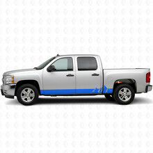 Bandes en vinyle pour porte et panneau bas Alpine Ridge pour Chevrolet Silverado 1500 GMT900 2007-2013_5