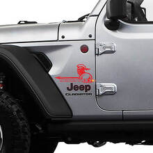 Kit de décalcomanie en vinyle pour aile Gladiator avec texte personnalisé pour Jeep Wrangler Gladiator_3