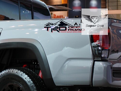 Kit d'autocollants vinyle TRD Off Road Mountain Side pour Toyota Tacoma Tundra 4Runner