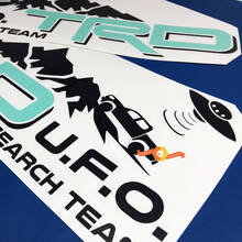 Paire d'autocollants TRD UFO Research Team Side Vinyl Stickers pour Toyota Tacoma 2 couleurs
 3