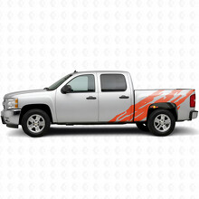 Bandes vinyles dentelées de bord de lit pour Chevrolet Silverado 1500 GMT900 2007-2013_4