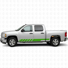 Bandes vinyles inclinées pour porte de course et bas de caisse pour Chevrolet Silverado 1500 GMT900 2007-2013_6
