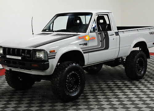 Kit d'autocollants vinyles vintage à triple bande latérale pour Toyota Hilux