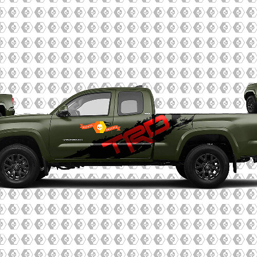 Autocollant vinyle latéral anti-boue TRD pour Toyota Tacoma