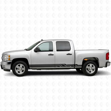 Bandes vinyle angulaires éclatantes pour porte et bas de caisse Chevrolet Silverado 1500 GMT900 2007-2013_2