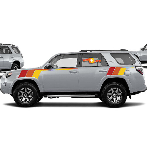 Kit de décalcomanies vinyl bandes latérales rétro pour Toyota 4Runner