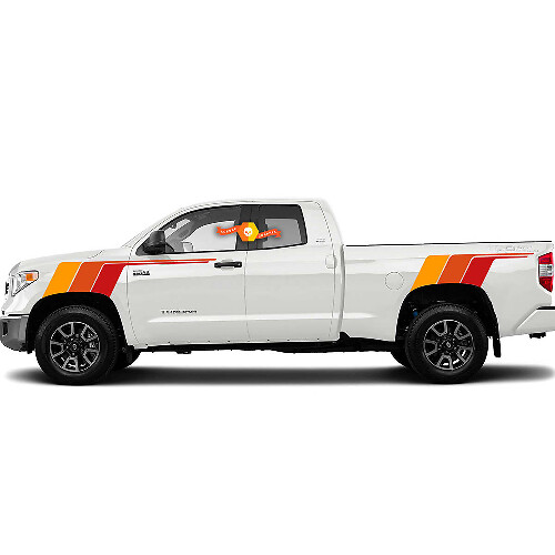 Kit de Toyota Tundra TRD Racing Ivan Stewart rétro vintage kit à rayures Sport 4x4 Off Road PRO autocollant autocollant
