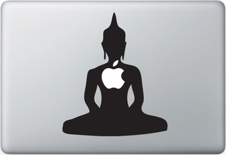 Autocollant de décalque de MacBook pour ordinateur portable Bouddha
