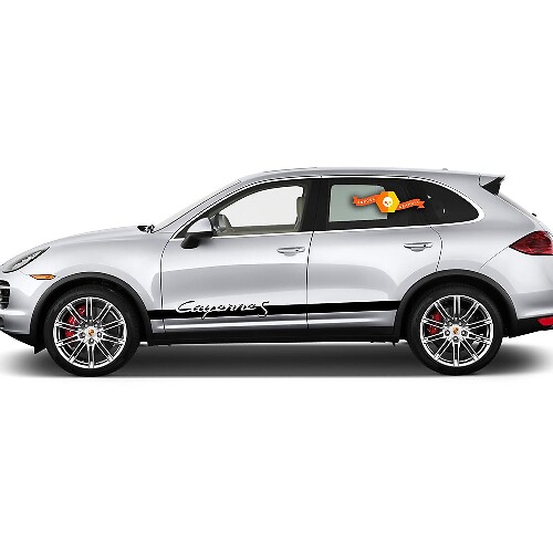 Sticker autocollant Porsche Cayenne S bandes latérales 2020

