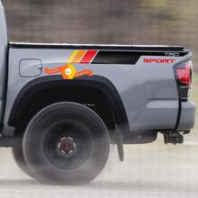 Autocollant en vinyle à bandes vintage TRD Sport pour portière de Toyota Tacoma 2005-2020_3