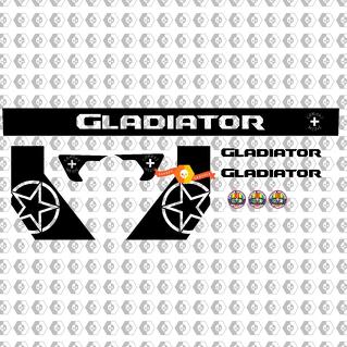 Jeep Gladiator Combat Medic Kit Autocollants graphiques en vinyle de style personnalisé
