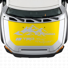 Autocollant vinyle capot style montagne TRD pour Toyota FJ Cruiser_5