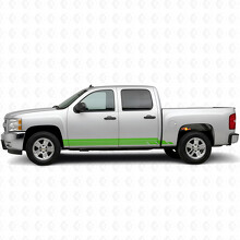 Bandelettes en vinyle stratifiées pour portes et bas de caisse Chevrolet Silverado 1500 GMT900 2007-2013_6