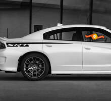 Dodge Charger Straight R/T Hemi SRT Sticker autocollant Kit graphique complet compatible avec les modèles 2015-2020
 3