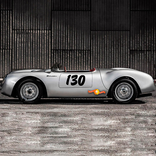 Porsche 130 Little Bastard James Dean Kit Bandes Latérales Autocollant PORSCHE 550

