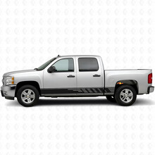 Bandes en vinyle à fentes décalées pour portes et bas de caisse Chevrolet Silverado 1500 GMT900 2007-2013_2