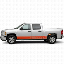 Bandes en vinyle à fentes décalées pour portes et bas de caisse Chevrolet Silverado 1500 GMT900 2007-2013_4