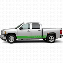 Bandes en vinyle à fentes décalées pour portes et bas de caisse Chevrolet Silverado 1500 GMT900 2007-2013_6