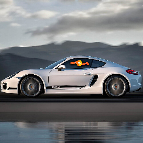 Kit Stickers Porsche Cayman Boxster 987 Endurance Racing Edition Kit Bandes Latérales Autocollant
