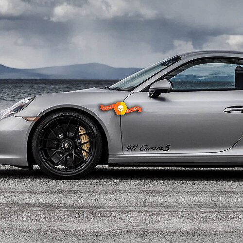 Ensemble d’autocollants vinyle pour porte latérale 911 Carrera S pour Porsche 911