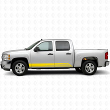 Bandes Vinyles Contour Parallèle Porte & Bas de Caisson pour Chevrolet Silverado 1500 GMT900 2007-2013_3