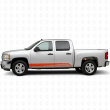 Bandes Vinyles Contour Parallèle Porte & Bas de Caisson pour Chevrolet Silverado 1500 GMT900 2007-2013_4