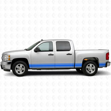 Bandes vinyles fines pour porte et panneaux bas de caisse pour Chevrolet Silverado 1500 GMT900 2007-2013_5