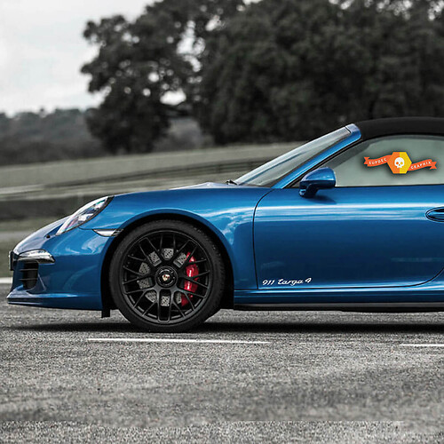 Autocollants Porsche Sticker Porsche 911 Targa 4 Faces
