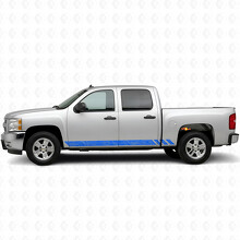 Bandes Vinyles Topographiques pour Porte & Bas de Caisse pour Chevrolet Silverado 1500 GMT900 2007-2013_5