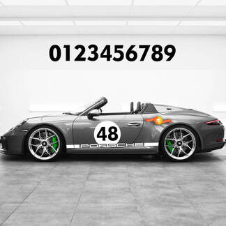 Porsche Heritage Design pour le nouveau kit de bandes latérales 911 Speedster Sticker
