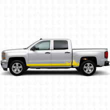 Bandes adhésives décoratives pour portes et bas de caisse Mountain Range pour Chevrolet Silverado 1500 K2XX 2014-2019_3