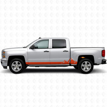 Bandes adhésives décoratives pour portes et bas de caisse Mountain Range pour Chevrolet Silverado 1500 K2XX 2014-2019_4