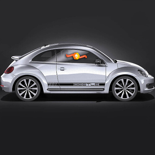 Autocollants Vinyle Bandes Latérales pour Volkswagen Coccinelle