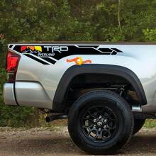 TRD Overland edition Mountain Vintage Colors Side Side Vinyl Stickers Decal fit to Toyota Tacoma Tundra toutes les années
 2