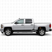 Bandes vinyles superposées pour portes et bas de caisse Chevrolet Silverado 1500 K2XX 2014-2019_2