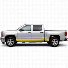 Bandes vinyles superposées pour portes et bas de caisse Chevrolet Silverado 1500 K2XX 2014-2019_3