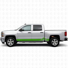 Bandes vinyles superposées pour portes et bas de caisse Chevrolet Silverado 1500 K2XX 2014-2019_6