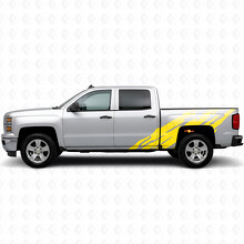 Bandes vinyles dentelées de long de caisse pour Chevrolet Silverado 1500 K2XX 2014-2019_3