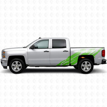 Bandes vinyles dentelées de long de caisse pour Chevrolet Silverado 1500 K2XX 2014-2019_6