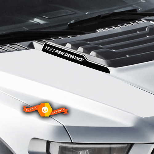 Autocollants en vinyle personnalisés pour capot de performance Musclecar camion camion puissant SVT