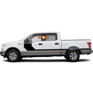 2015-2020 SIDELINE Hockey Side Vinyl Graphics Kit Stickers Stripes pour Ford F-150
