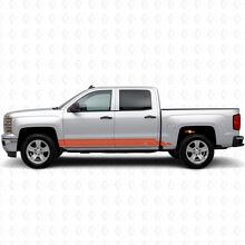 Autocollants en vinyle superposés pour portes et bas de caisse Chevrolet Silverado 1500 K2XX 2014-2019_4