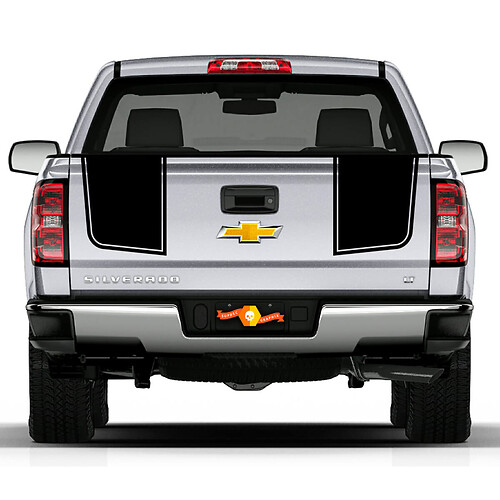 Z71 2007- 2013 Chevy Silverado Hayon Stripe Autocollants Décalcomanies Rally 2 Styles 2500
