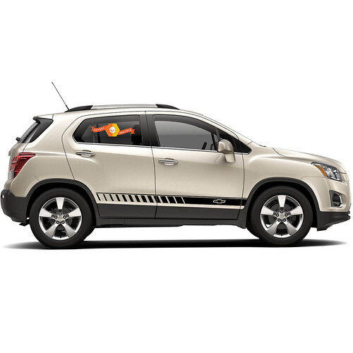Chevrolet Trax Side Stripe Graphic Sticker Decal ligne de porte Autocollant Decal graphiques
