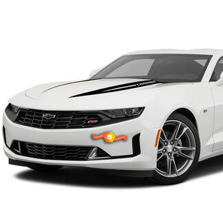 2 autocollants Chevrolet Camaro Hood Widow Spike pour : 2019 - 2020 Chevrolet Camaro Chevy Graphics Stripes.
