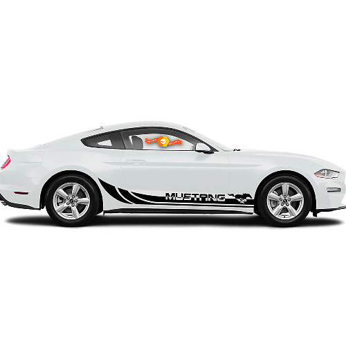 Kit de décalcomanies latérales en vinyle Pony Rocker pour Musclecar Musclecarmodel